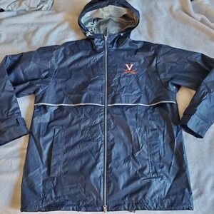 Virginia UVA Cavaliers Men's Rain Jacket Medium / Large Coat Looks NEW